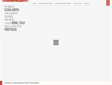 Tablet Screenshot of elenagreen.com